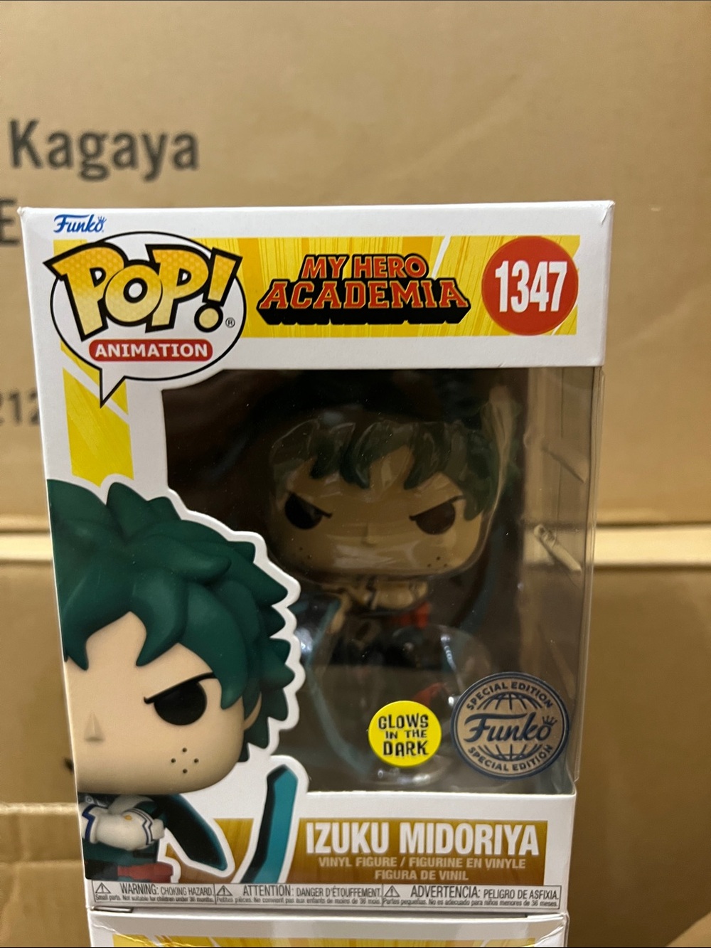 Funko Exclusive Pop My Hero Academia Izuku Midoriya 1347  Glow in the Dark